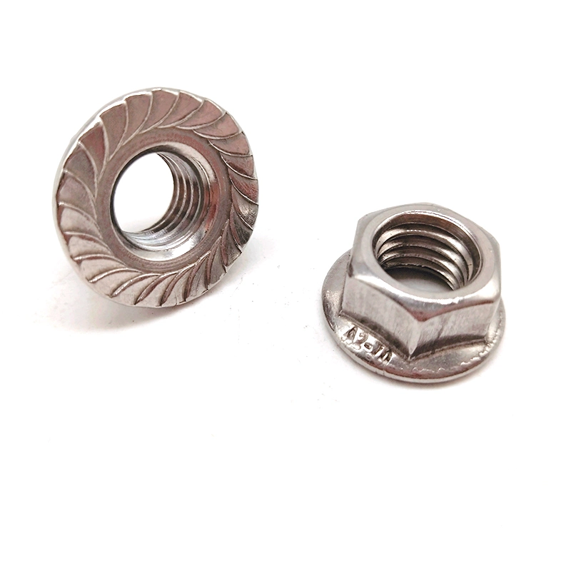 High Strength Titanium Hexagon Flange Nuts M12/M16/M18/M20 Nuts