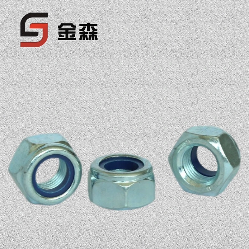 High-Strength Hexagonal Thickened Nylon Self-Locking Nut Nut Nut Lock Lock Nut Titanium/Titanium Alloy 9.8level