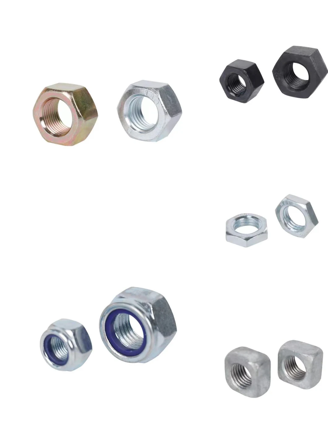 Colorful Hex Flange Titanium Nut